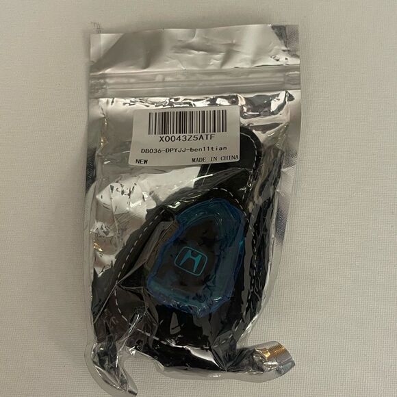 Honda Sunglass Holder for Car with Logo Black PU Leather NWT - Picture 10 of 10